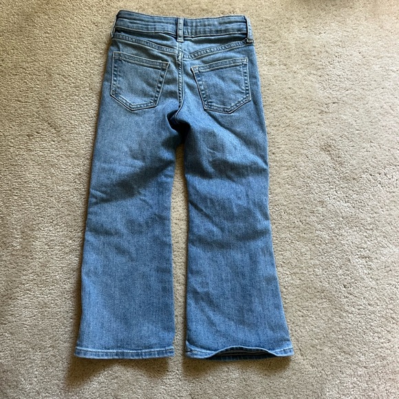 GAP Blue Flare Jeans with Daisy Embroidery - Picture 7 of 9